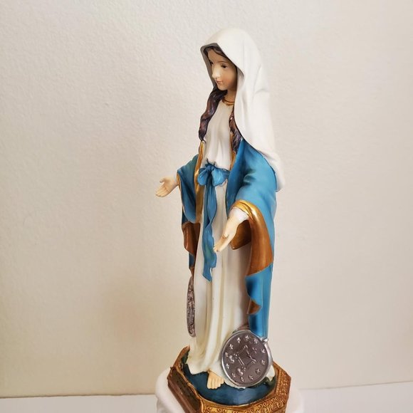 12" Our Lady of Grace Statue/ Our Lady of the Miraculous Medal ๐ - Picture 4 of 10